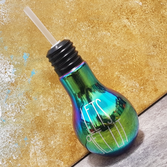 Handmade Other - Handcrafted Rainbow Glass Light Bulb Cup